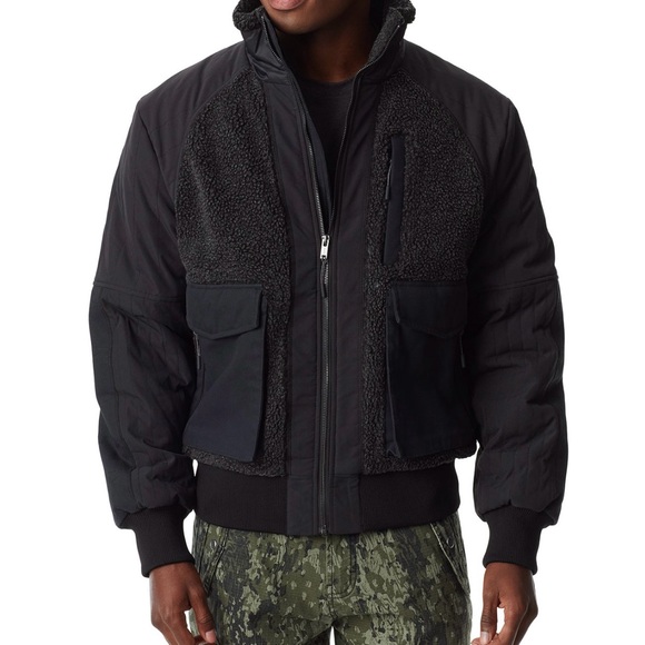 BASS OUTDOOR MIXED MEDIA FULL ZIP BOMBER JACKET - Picture 4 of 4